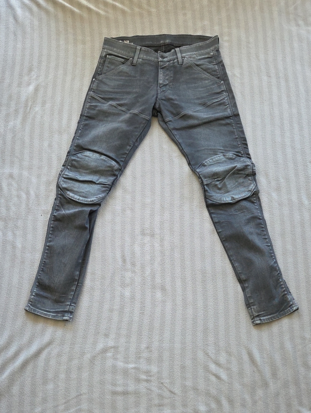 G-Star Gray Skinny Biker Jeans